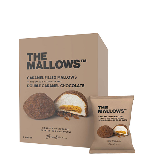 Marshmallows mit Karamellfüllung